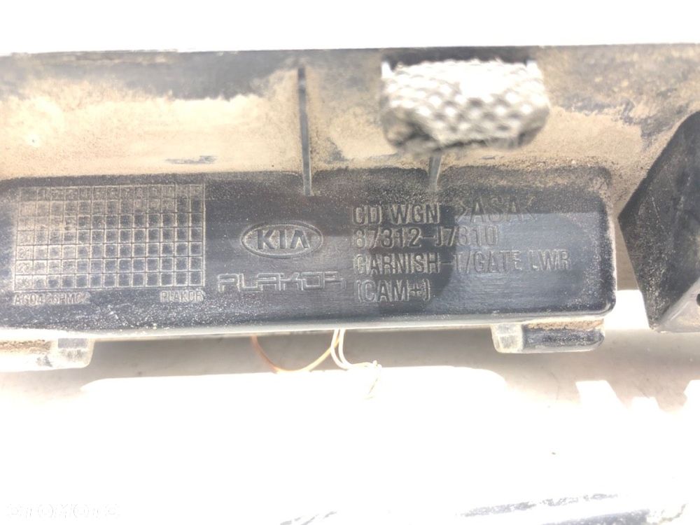 LISTWA KLAPY TYŁ  KIA CEED Sportswagon (CD) 2018 - 2022 1.4 T-GDI 103 kW [140 KM] benzyna 2018 - - 4