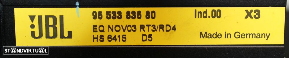 AMPLIFICADOR CITROËN C5 - 4