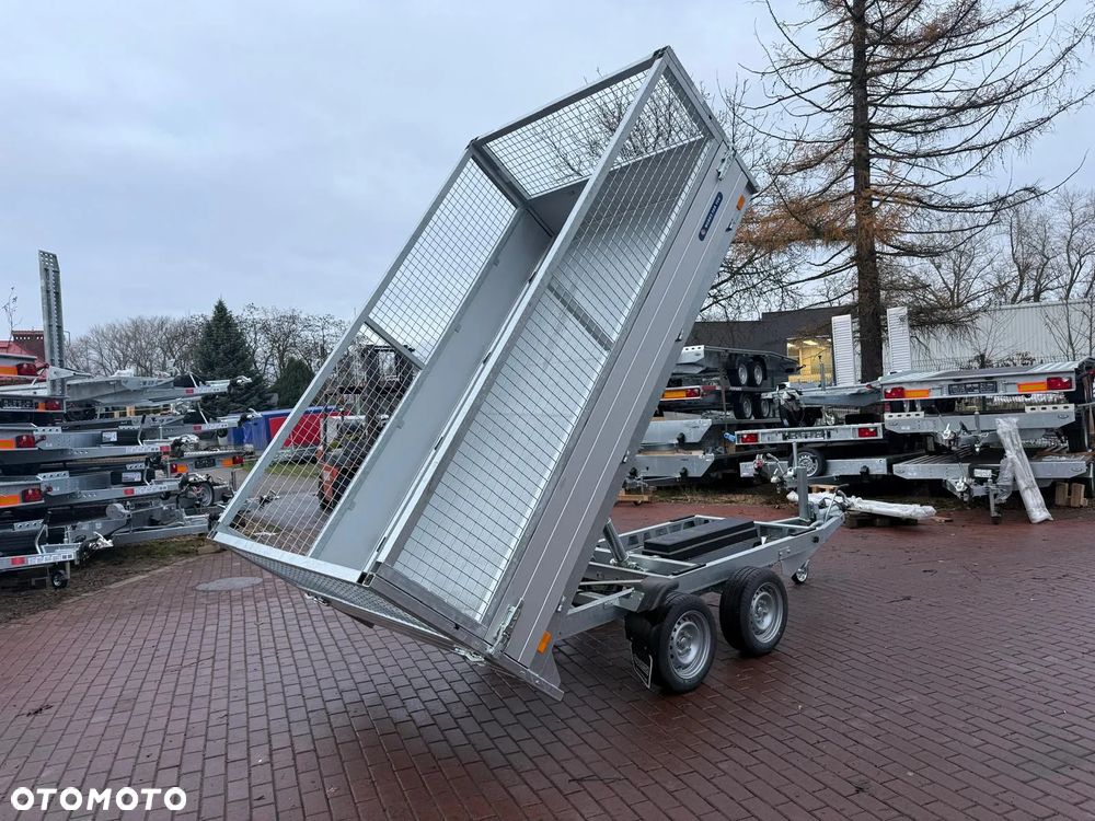 Saris Przyczepa Kiprowana Saris Tipper K1 306 170 2700 2 + nadstawki siatkowe 306x170x30cm 2 osie DMC 2700kg WYPRZEDAŻ! - 9