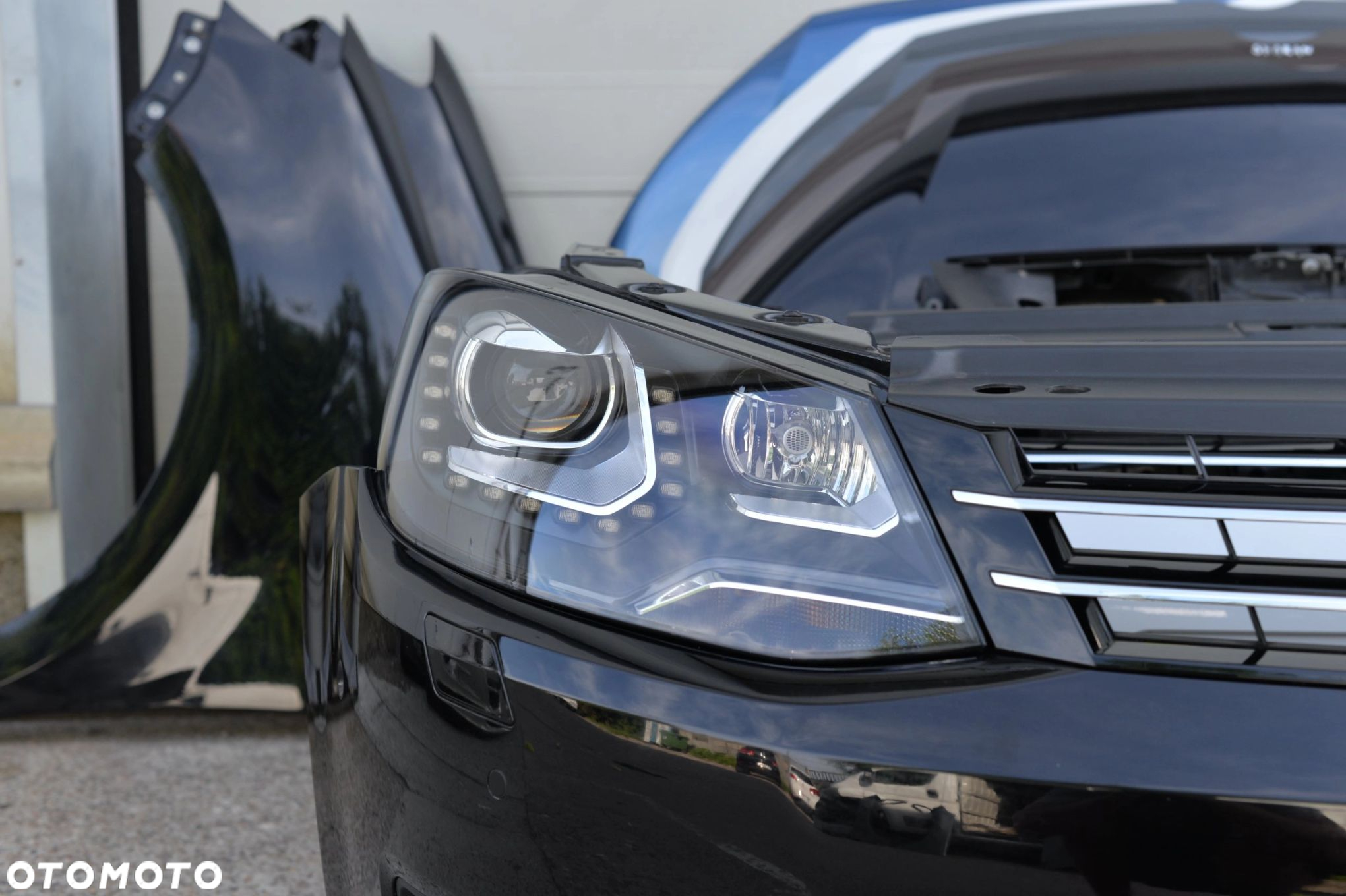 MASKA ZDERZAK GRILL BŁOTNIK LAMPA H7 XENON PAS BELKA VW SHARAN 10- 7N0 - 6