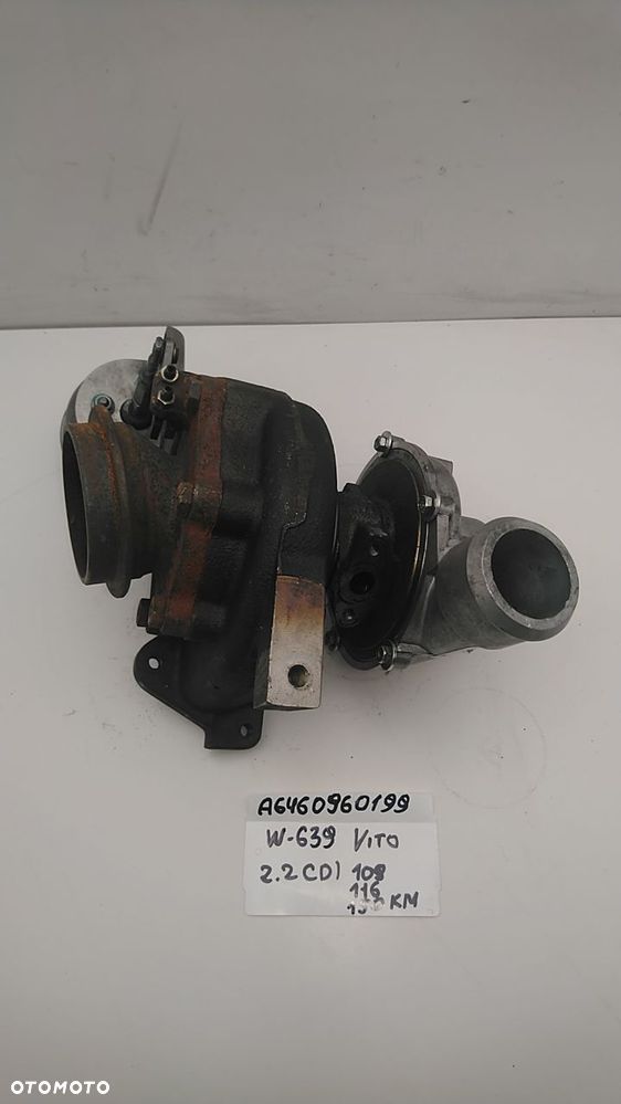 TURBINA 2.1 CDI 2.2 CDI 109KM 110KM 150KM VIANO W639 A6460960199 - 5