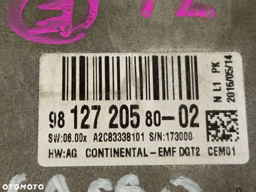 Wyświetlacz Ekran Nawigacji Citroen C4 II Picasso 9812720580-20 - 16