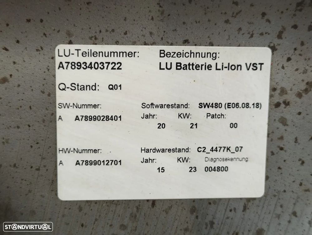 Bateria Elétrica Smart Forfour EQ 453 - 7