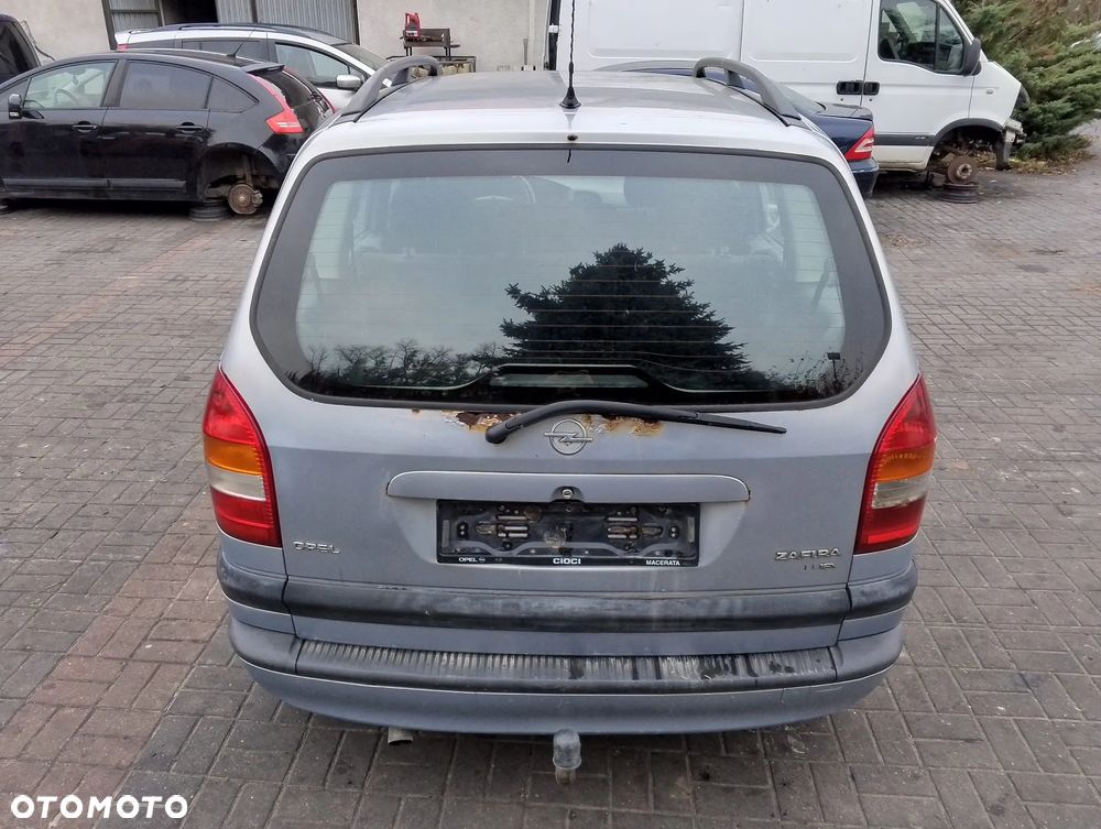 Opel Zafira A (99-03r.) 2.0 D 81KM. Silnik X20DTL / Y20DTL Skrzynia F23 lakier Z151/151/94L  . Cały na części. GWARANCJA !!!  Przód Tył Zestaw Komplet Drzwi Klapa Zderzak Błotnik Maska Grill Atrapa Szyba Pas Lampa Lusterko Boczki Fotel Kanapa Kokpit Deska Rozdzielcza Przełącznik Włącznik Sterownik Przewody Wiązka Instalacja Moduł Komputer Czujnik Listwa Pompa Alternator Wtryski Głowica Rozrusznik Kompresor Sprzęgło Dwumas Silnik Skrzynia ABS Klimatyzacji Paliwa Wspomagania Kolektor Turbina Przepustnica Zawór Chłodnica Koło Hak Belka Sanki Zawieszenie Mcpherson Półoś Amortyzator Wydech Tłumik Zacisk Most - 5