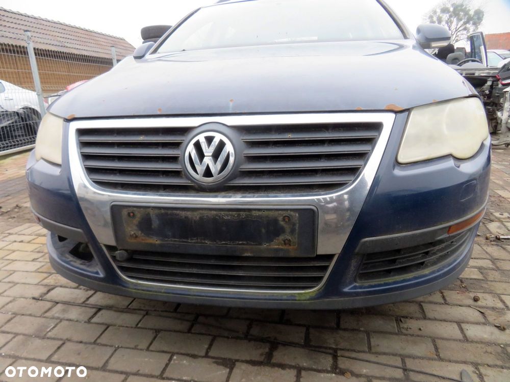 ZDERZAK PRZEDNI PASSAT B6 LA5E  GRANATOWY VOLKSWAGEN 2005-2010 - 1