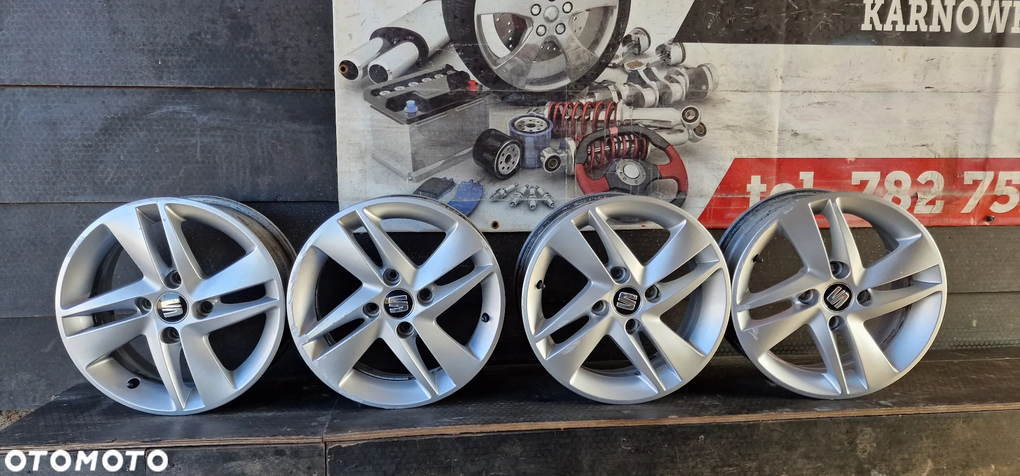 ALUFELGI SEAT MI 4X100 ET35 R14 - 16