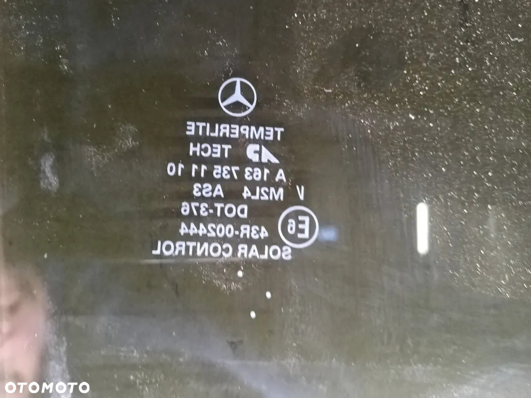 Szyba lewy tył tylna lewa Mercedes ML W163 AS3 A1637351110 - 5