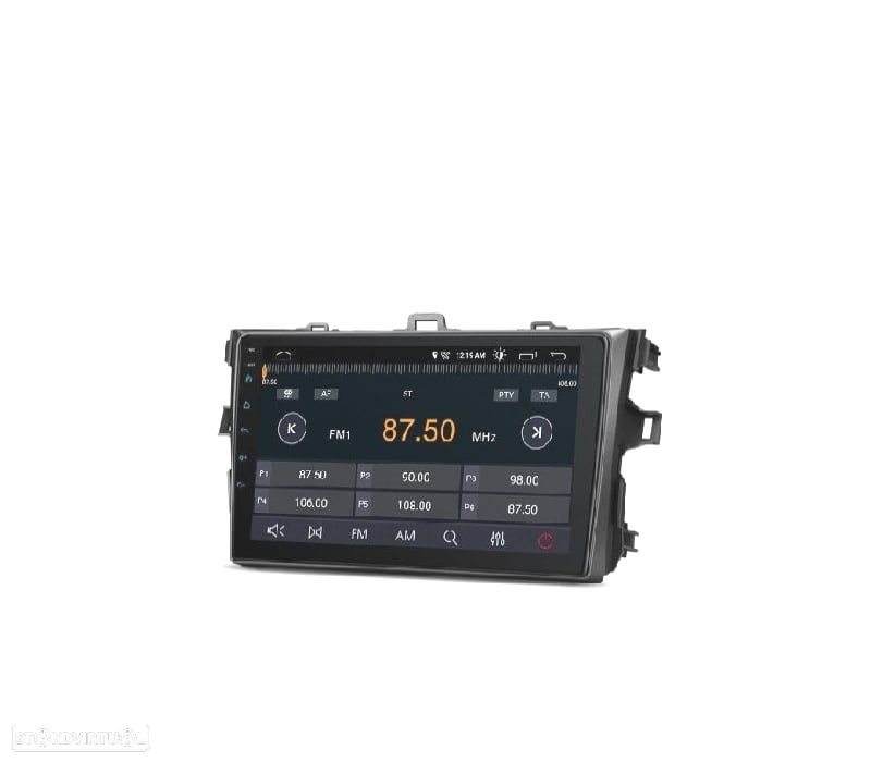AUTO RÁDIO GPS ANDROID 13 PARA TOYOTA COROLLA 07-13 - 6