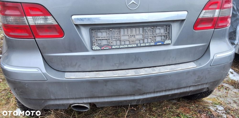 MERCEDES B-KLASA W245 TYLNY ZDERZAK PO LIFCIE W KOLOR 787 NA PDC CHROM DO MONTAŻU 2008-2011 ROK - 1