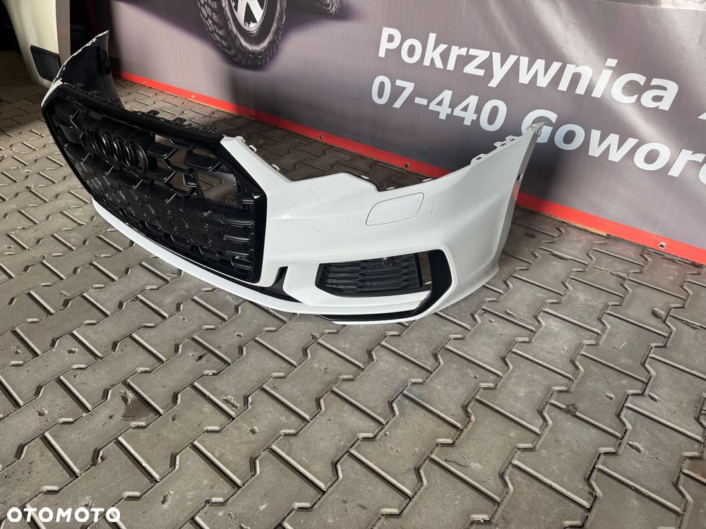 Audi a6 c8 zderzak przód s-line - 3