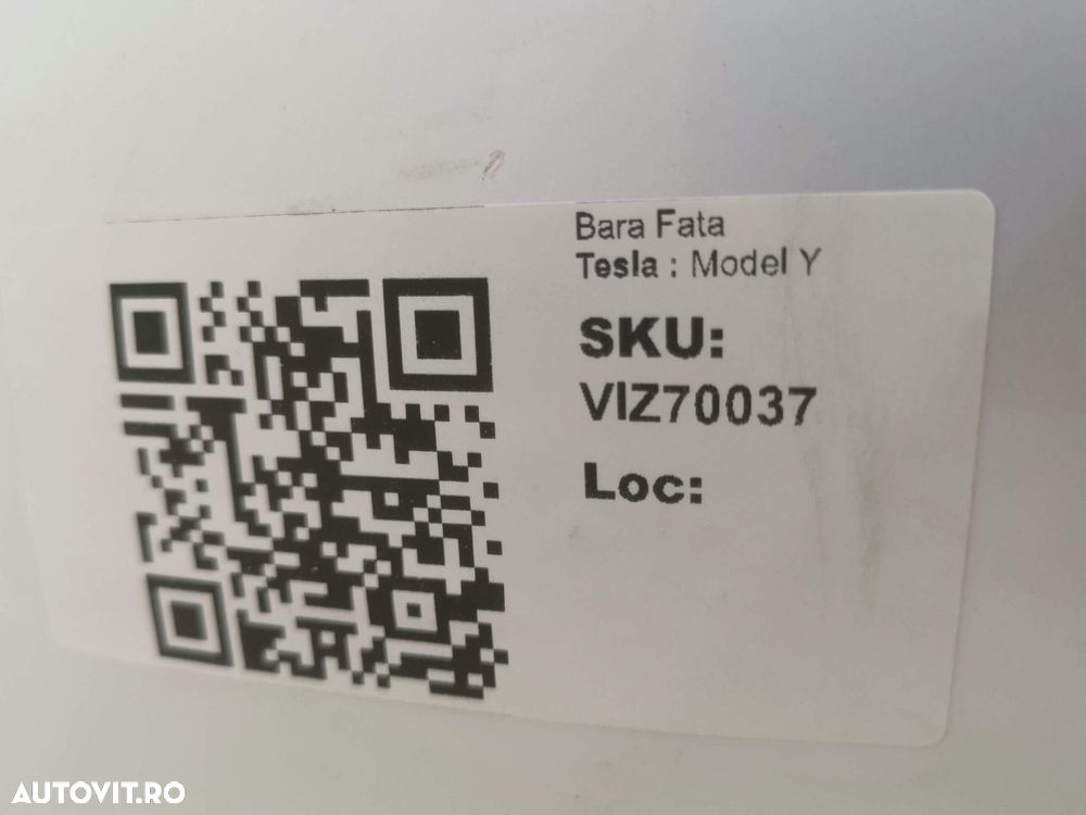 Bara Fata Tesla  Model Y 2020 2021 2022 2023 Originala In Stare Buna - 8