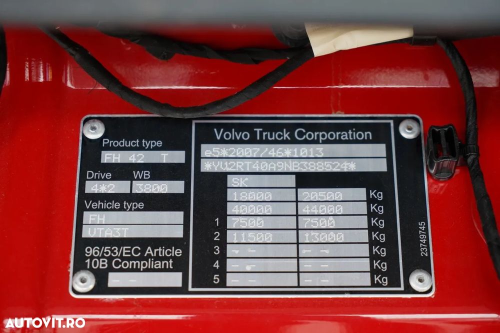 Volvo FH 500 / I-PARK COOL / I-SAVE - 38
