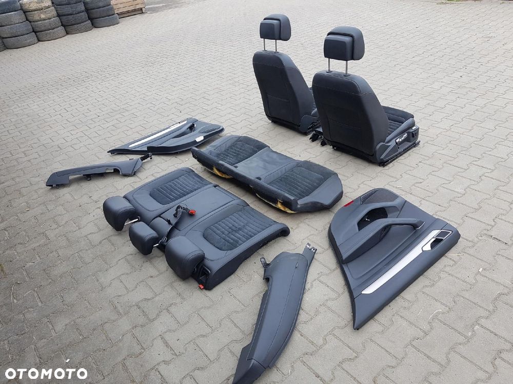 VW PASSAT B8 14-18r SEDAN FOTELE KANAPA ALCANTARA - 5