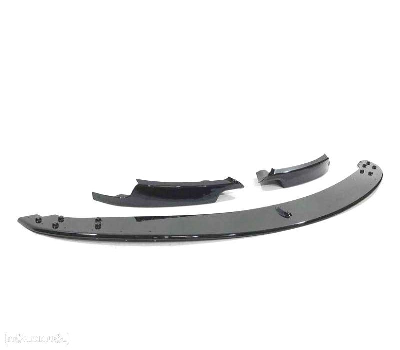 SPOILER LIP DIANTEIRO BMW E90 E91 E92 E93 05-09 LOOK M3 PRETO BRILHANTE - 2