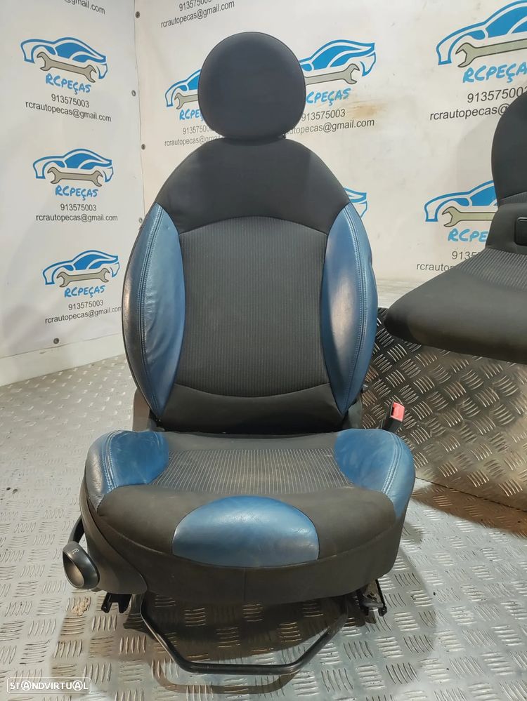 Bancos originais MINI COOPER R56 pele tecido airbag - 12