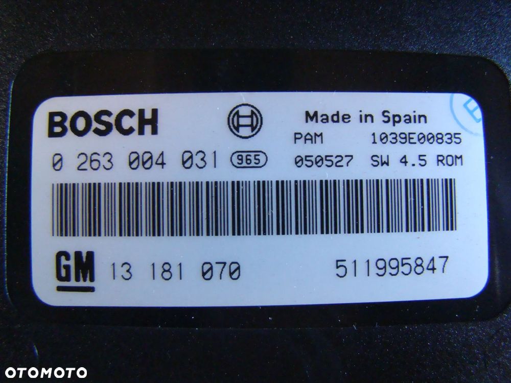 OPEL VECTRA C SIGNUM MODUŁ STEROWNIK SYSTEMU PARKOWANIA PDC - 3