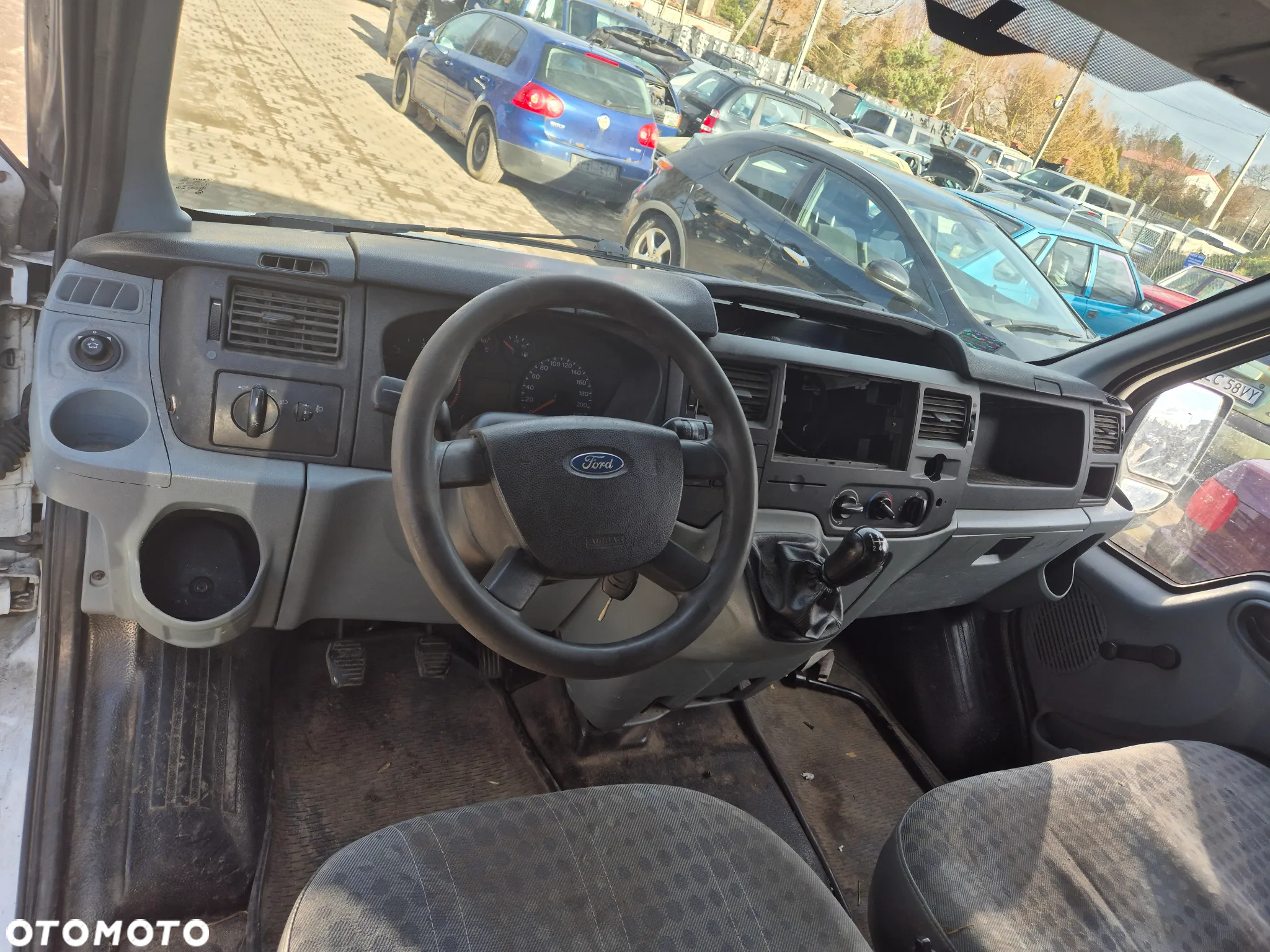 ford transit mk7 fotel kanapa deska kokpit podsufitka boczek podłokietnik licznik panel szyb - 2