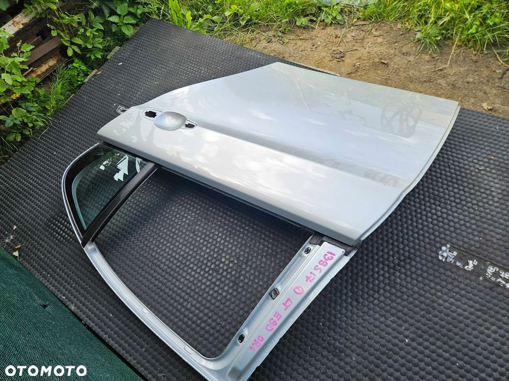 Drzwi Tyl Tylne Lewe Prawe Poszycie Szyba Srebrne 354 Titansilber BMW 3 E90 sedan Oryginal Lakier 2009r - 10