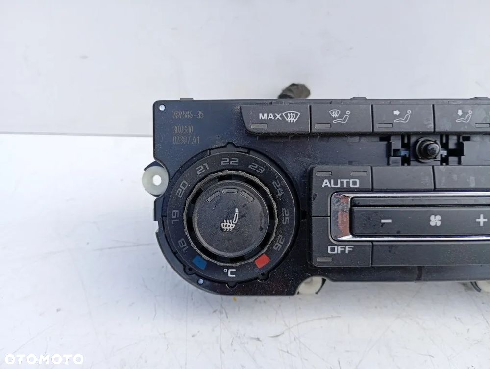 panel sterowania nawiewu klimatyzacji skoda octavia ii lift 2011r 3t0907044as - 2