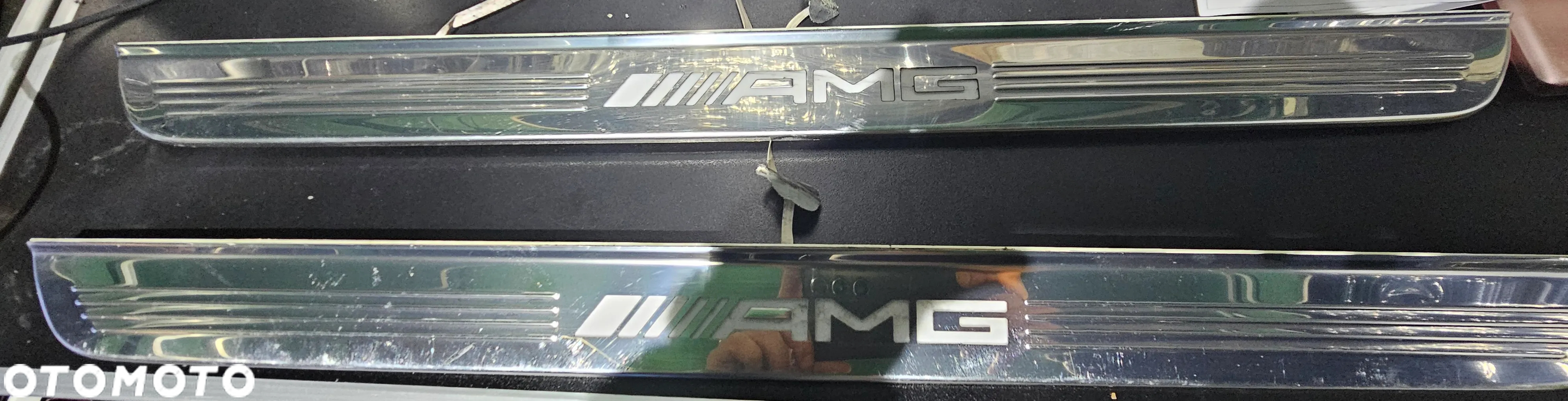 Listwa AMG wewnętrzna progowa listwy LED komplet Mercedes A2056809108 - 6