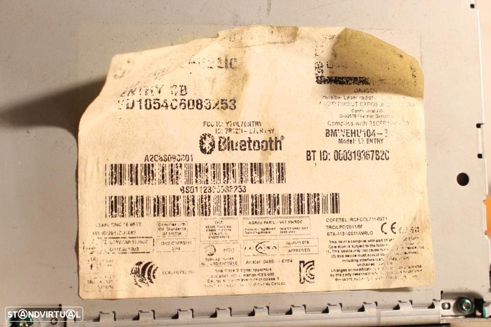 Rádio Bmw 1 (F20)  65129290989 / 9290989 / A2c83090801 - 7