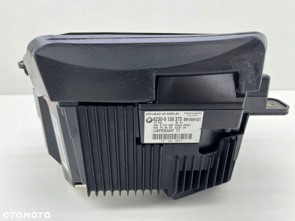 BMW X5 E70 WYŚWIETLACZ HEAD UP EUROPA 9156375 - 5