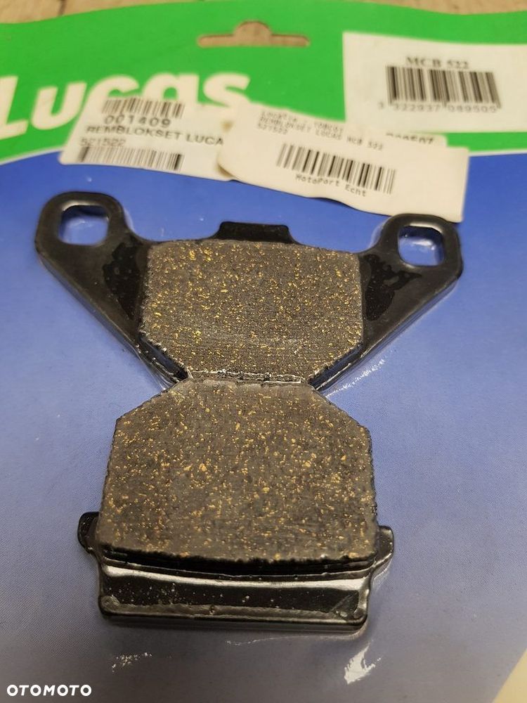 Klocki hamulcowe TRW-Lucas MCB 522 Honda MCX80 Peugeot 50 Vivacity - 3
