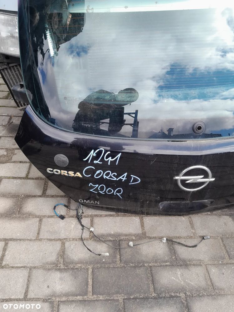OPEL CORSA D KLAPA TYLNA BAGAŻNIKA TYŁ KOLOR: Z20R - 3