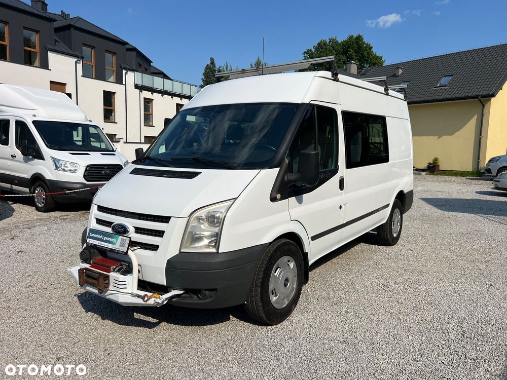 Ford Transit Furgon Brygadowy Doka 6 os. 4x4 AWD 2.4 TDCI 140KM Wyciągarka Webasto HAK - 2