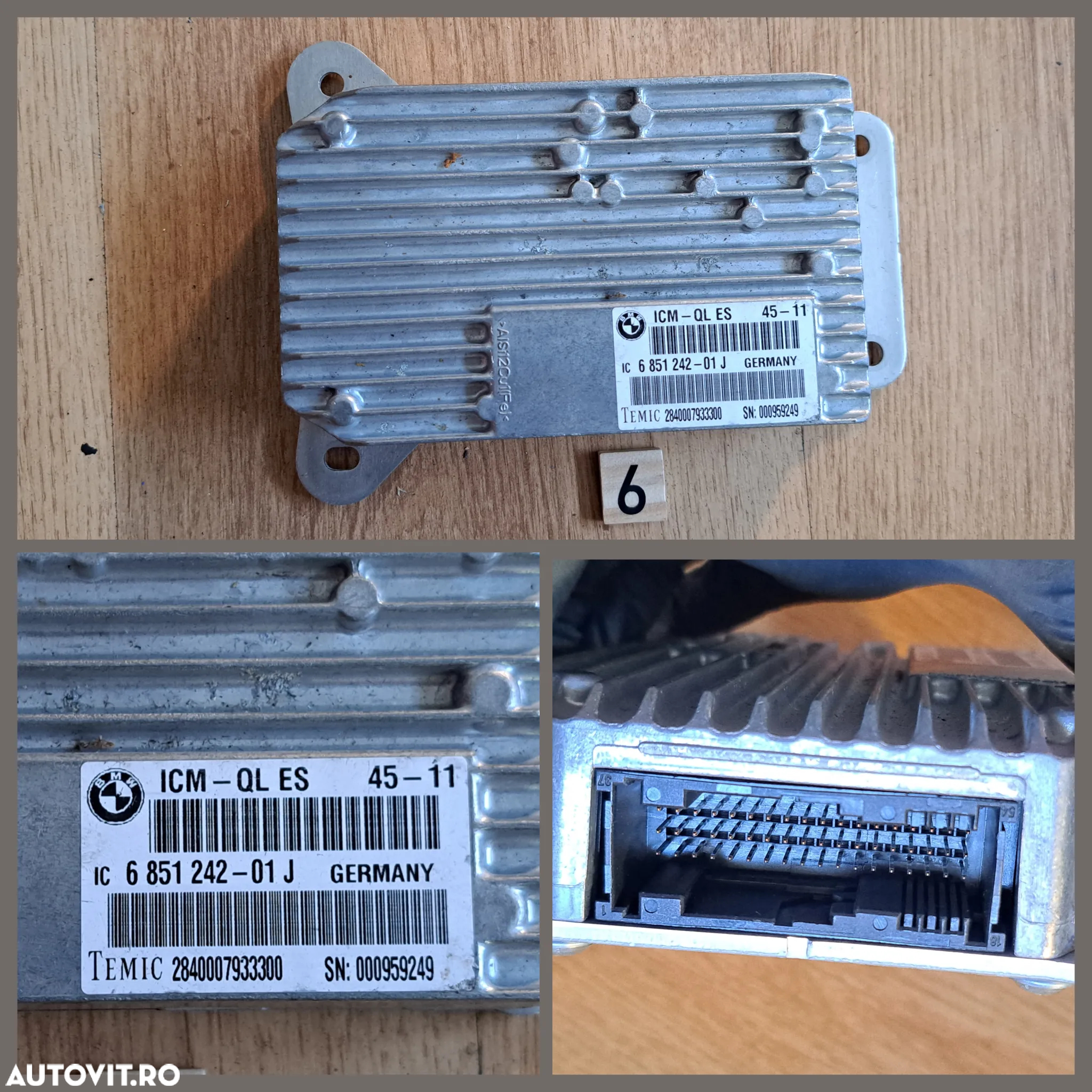 Calculator modul ECU airbag ICM bmw F20 f22 f30 f32 f25 f26 f15 f16 f86 f07 f02+lci - 7