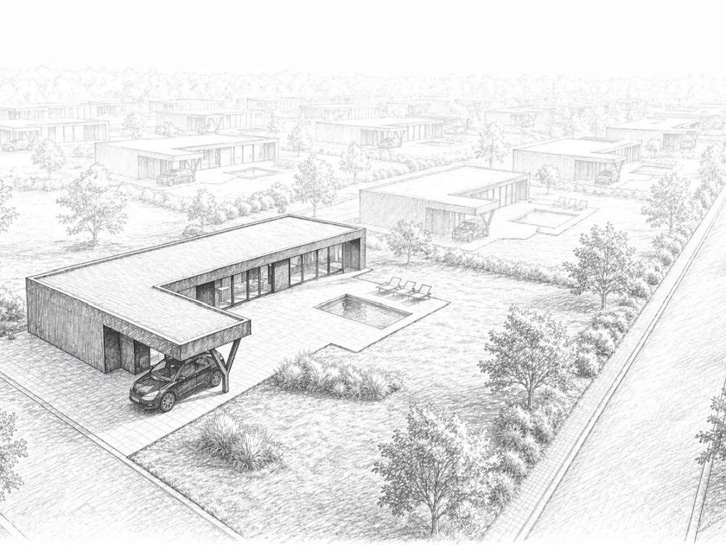 Venda de Terreno + construção de Moradia T3 Térrea Nova - S. Mamede... - Grande imagem: 5/13