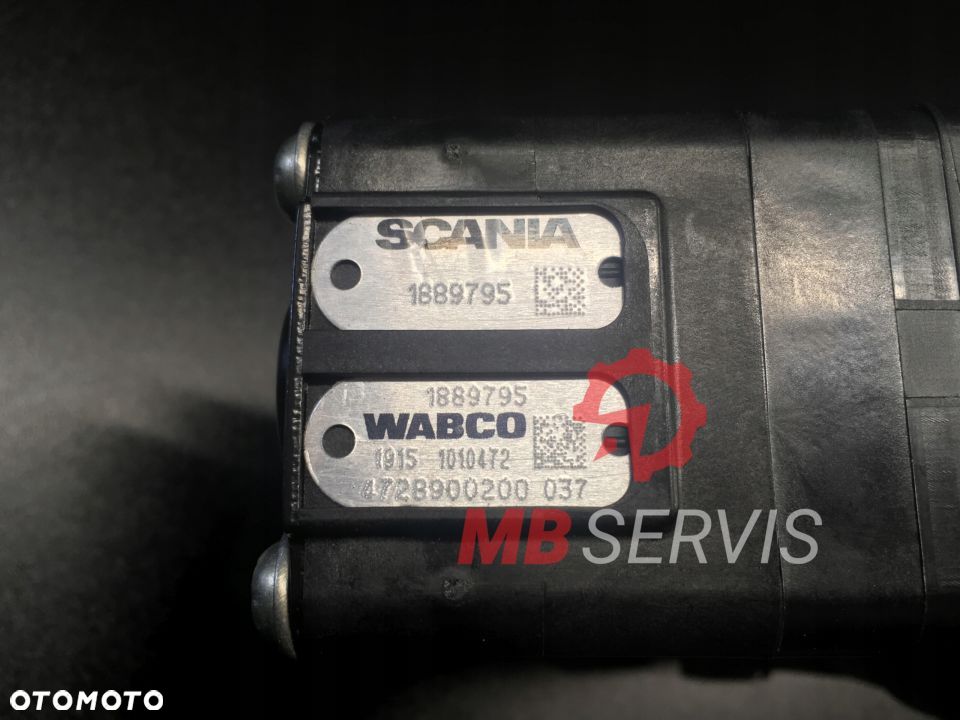 Nowy ZAWÓR ECAS SCANIA 1889795 Wabco 4728900200 - 7