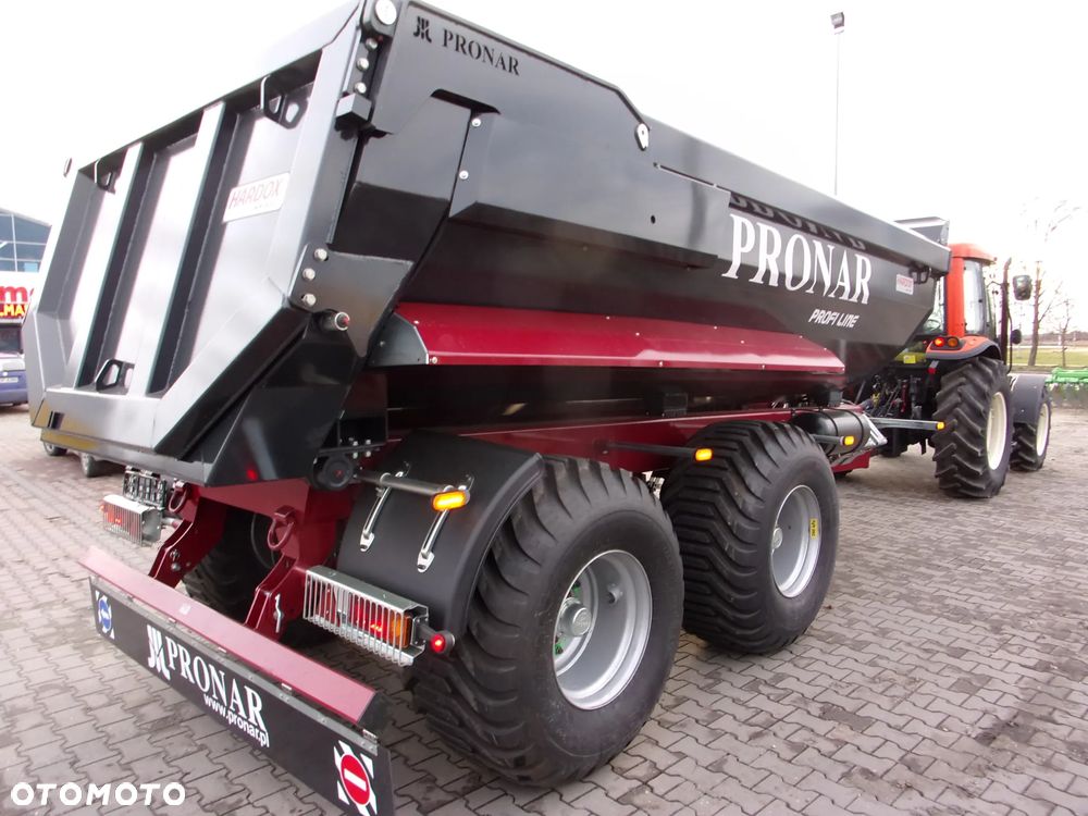Pronar Przyczepa T701HP -16,1 tony, rolnicza - ciężarowa - budowlana ze skrzynią ładunkową typu Half-Pipe, skorupowa, tandem - 10