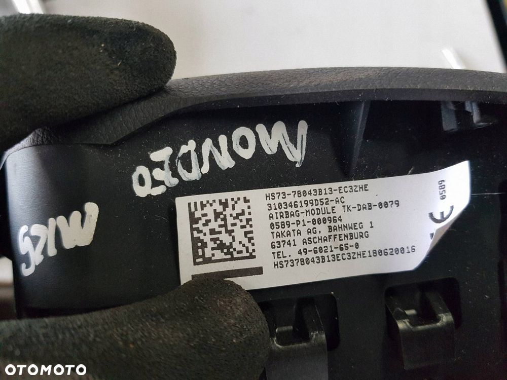 FORD MONDEO MK5 14-18r PODUSZKA AIRBAG KIEROWCY HS73-78043B13-EC - 6