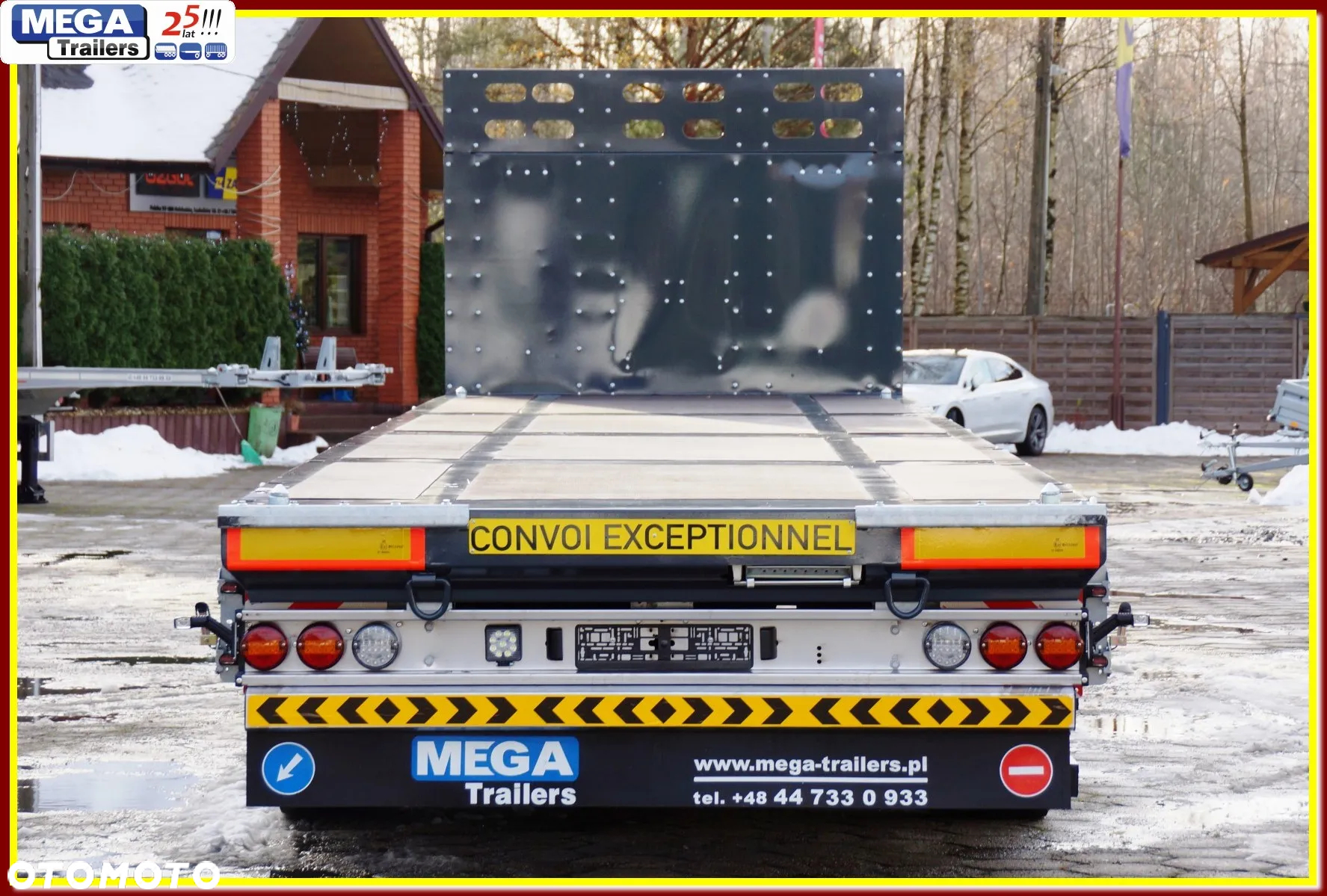 Inny Platforma 19,5 osie, budowlana 13.60 m, ADR EX2, EX3, FL !!! - 10
