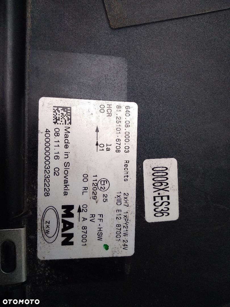 LAMPA PRZÓD PRAWA LED MAN TGX TGS 81251016708 - 7