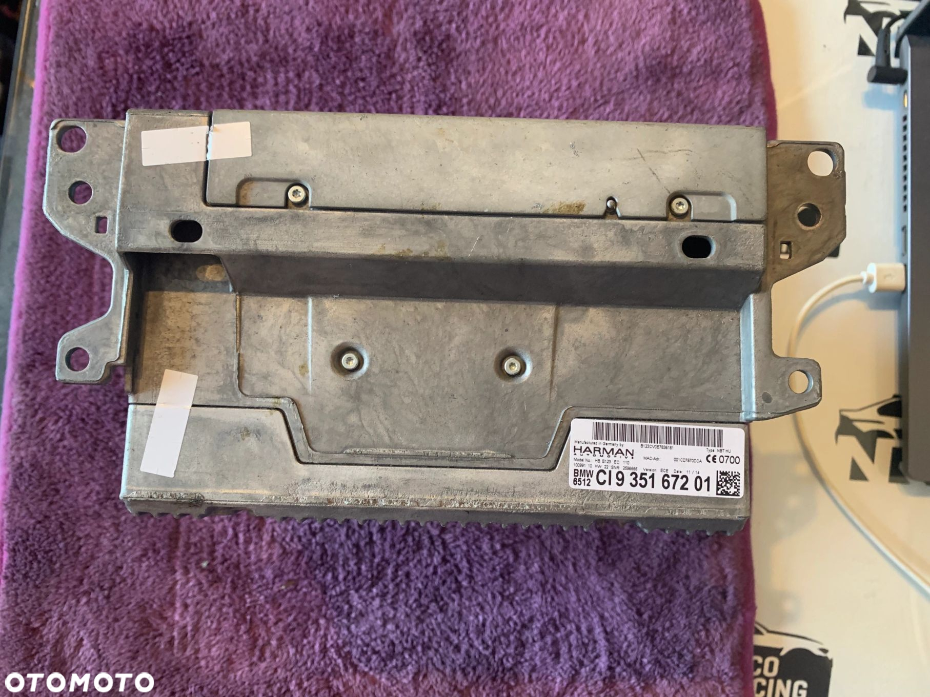 RADIO NAWIGACJA HARMAN NBT HU 9351672 BMW I3 I8 MINI F55 F56 - 7