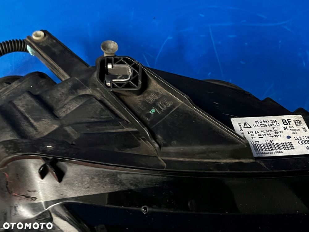 PRAWY BI XENON LED AUDI A3 8p0 LIFT EUR HELLA KOMPLETNA BDB - 5