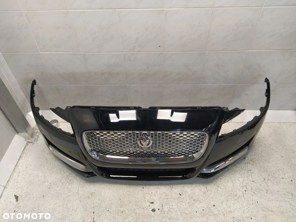 JAGUAR XF X260 ZDERZAK PRZÓD PRZEDNI KOMPLETNY 4XPDC SPRYSKIWACZE GRILL ATRAPA CHŁODNICY ZNACZEK ORYGINAŁ - 4