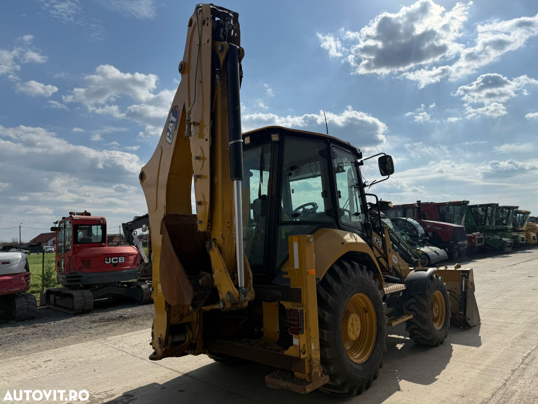 Cat 428 Buldoexcavator - 6