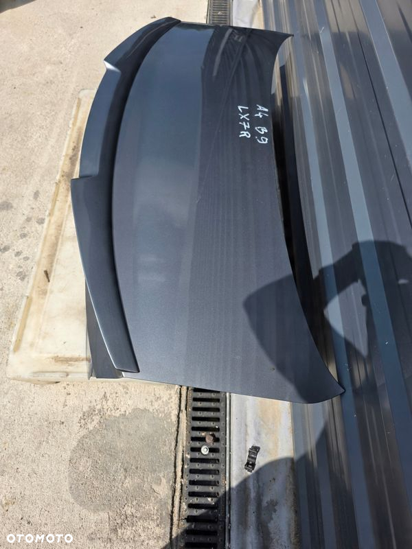 KLAPA TYLNA TYŁ Z LOTKĄ AUDI A4 B9 SEDAN 2016-2019 LX7R ! - 4