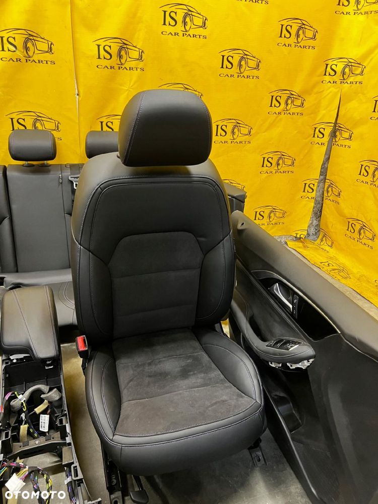 KOMPLET FOTELE WNĘTRZE KANAPA BOCZKI INFINITI Q30 QX30 SKÓRA ALCANTARA - 2