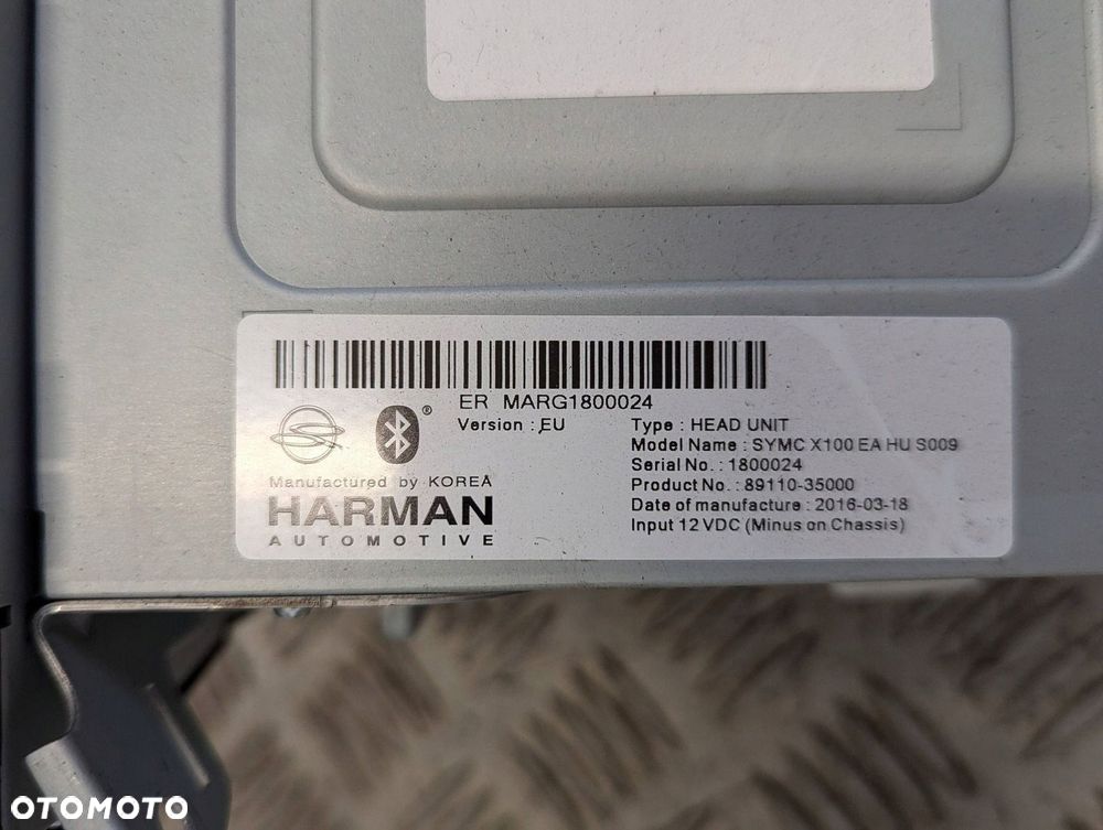 SsangYong Tivoli 1.6 XDI 2014-2023 radio radioodtwarzacz 89110-35000 - 6