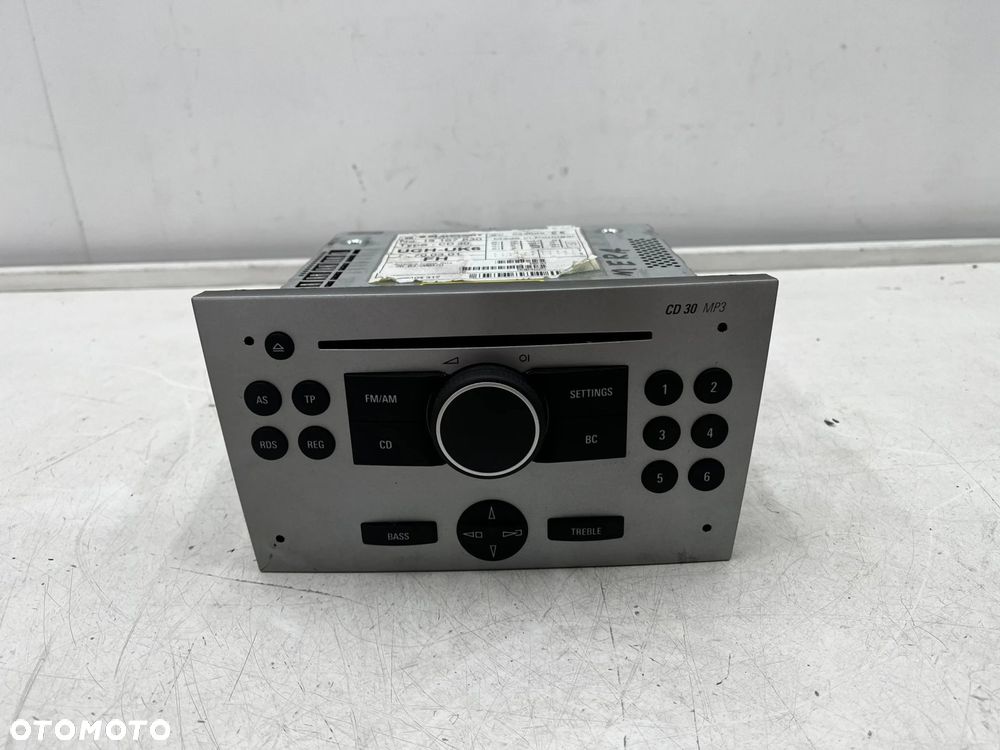 Radio Opel Meriva A Vivaro Vectra C Signum Corsa tuner CD 30 Blaupunkt fabryczny czytnik płyt panel - 1