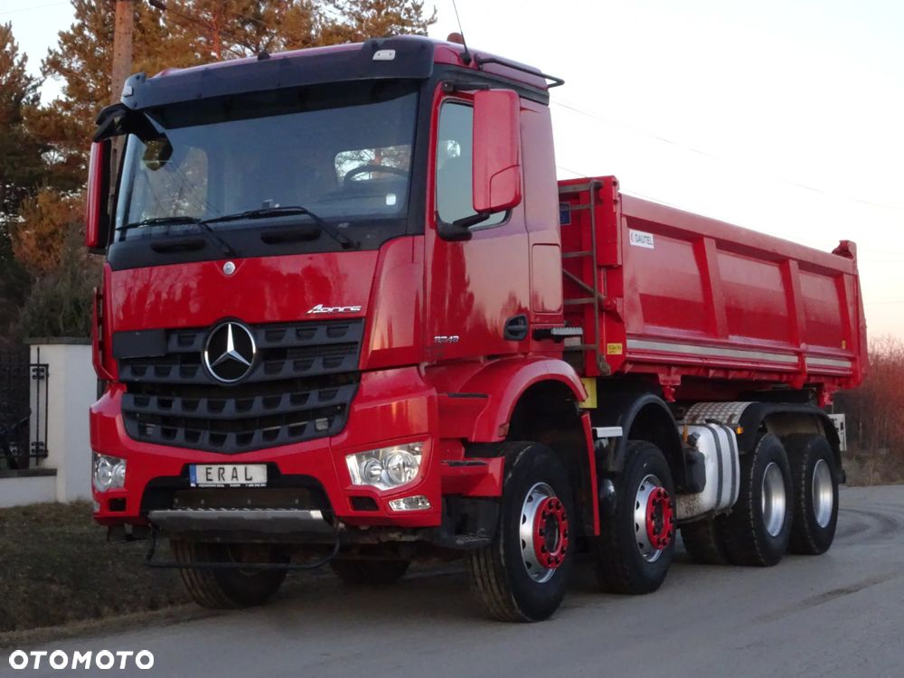 Mercedes-Benz Arocs Hydroburta Dautel Kipper 8x4 idealny stan - 1