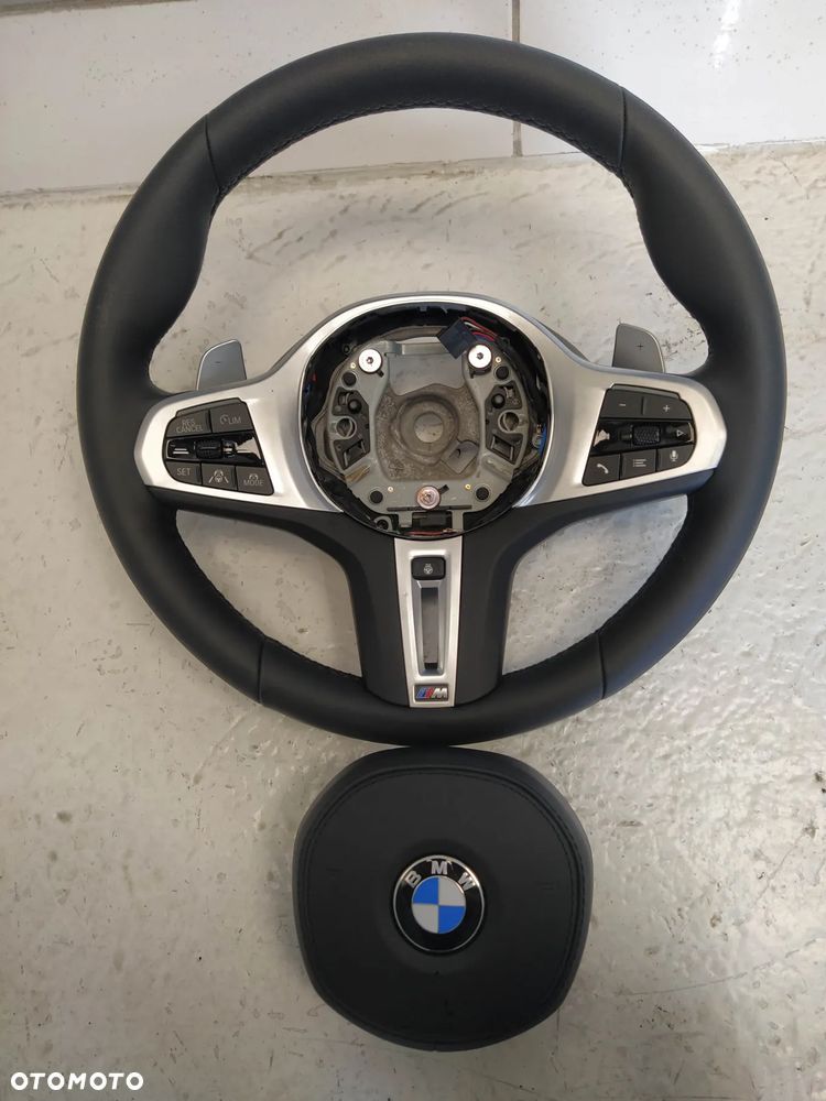 BMW G05 G06 G01 G32 G30 GRZANA KIEROWNICA M PAKIET ŁOPATKI TEMPOMAT AIRBAG KOMPLETNA NIEUŻYWANA - 10