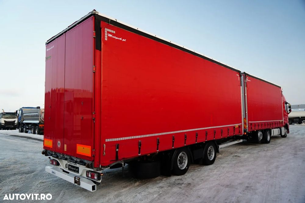 Volvo FH 460 / COMBINAT TANDEM / 120 M3 / TRANSPORT / I-SAVE / I-PARK COOL / PUNTE RIDICATĂ / PUNTE DIRECȚIE / CORTINĂ RANFORSATĂ - 6