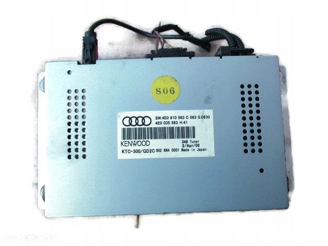 Audi A8 D3 lift Moduł sterownik tuner radia 4E0910563C - 1