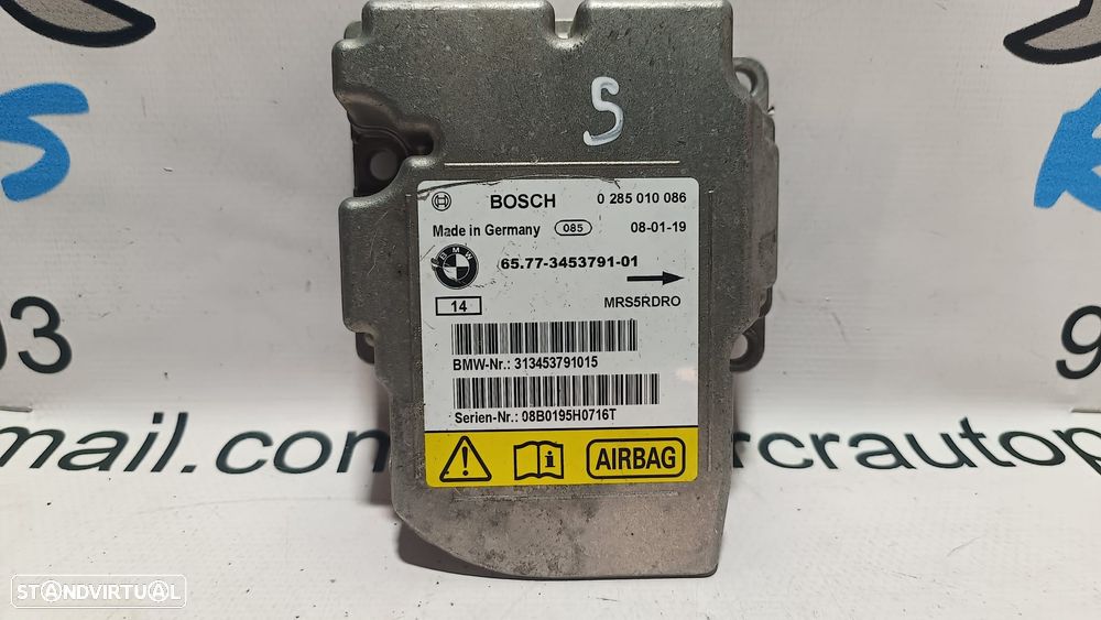 CENTRALINA ECU MODULO AIRBAG BMW X3 E83 X3 E83 LCI 6577345379101 65773453791 345379101 3453791 0285010086 BOSCH - 1