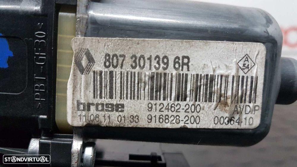 MOTOR ELEVADOR FRENTE DIREITO RENAULT MEGANE III BERLINA 5 P DYNAMIQUE - 6